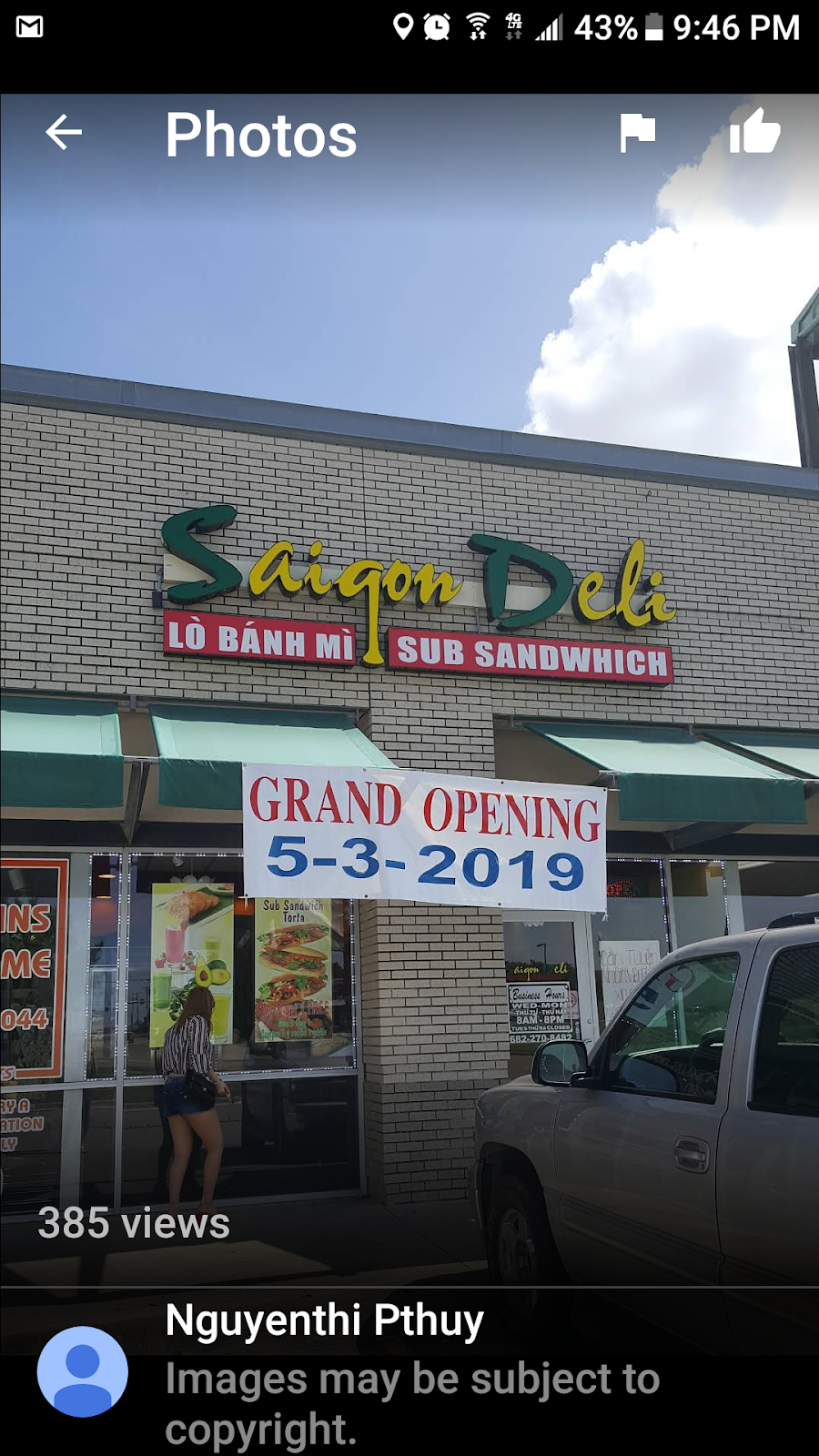 Saigon Deli | restaurant | 2235 Carter Dr #103, Arlington, TX 76010, USA | 6822708482 OR +1 682-270-8482