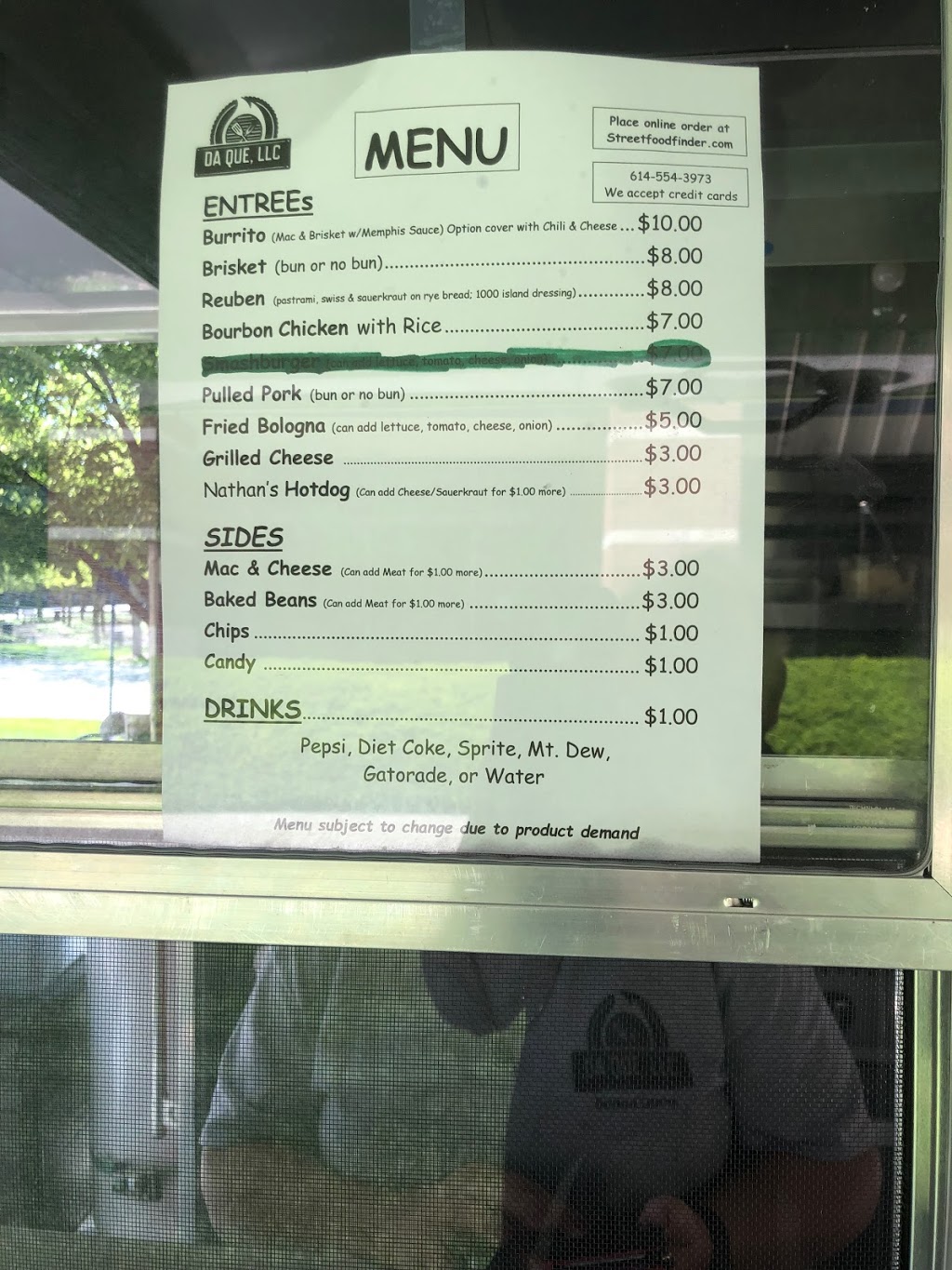 Da Que BBQ | restaurant | 112 E Main St, Amanda, OH 43102, USA | 6145543973 OR +1 614-554-3973