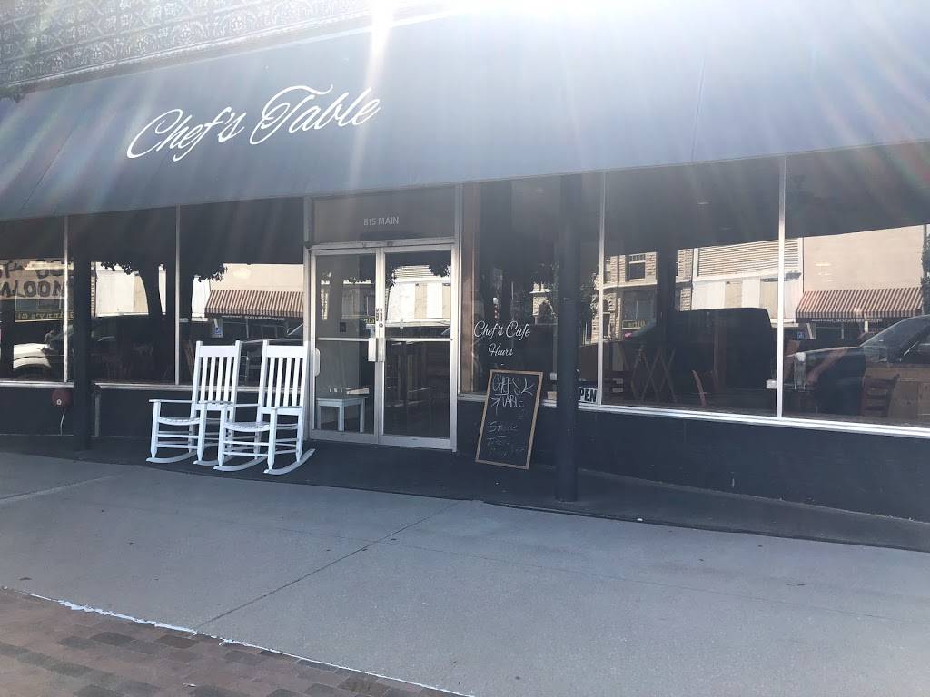 Chefs Table | restaurant | 815 Main St, Winfield, KS 67156, USA | 2134004559 OR +1 213-400-4559