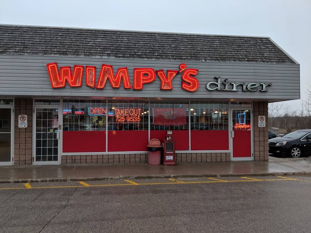 Wimpys Diner | restaurant | 279 Yonge St, Barrie, ON L4N 4C7, Canada | 7057259535 OR +1 705-725-9535