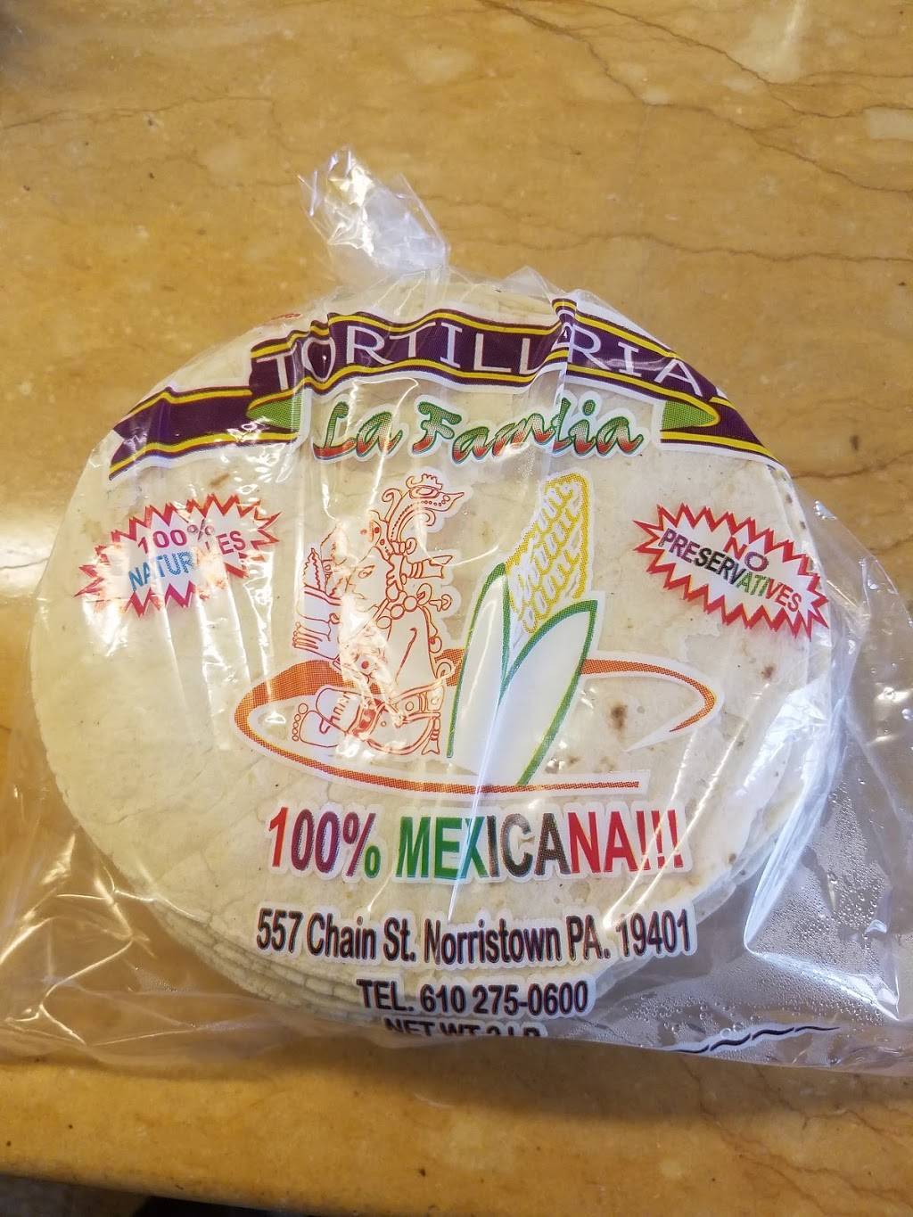 Tortilleria La Familia | restaurant | 557 Chain St, Norristown, PA 19401, USA | 6102750600 OR +1 610-275-0600