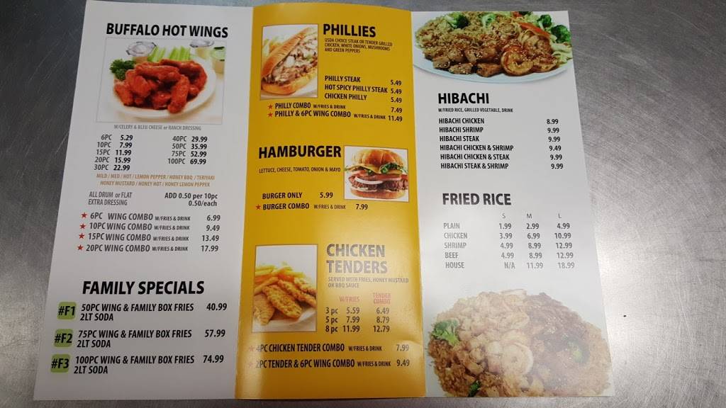 American Wings & Deli | restaurant | 1996 Watson Blvd, Warner Robins, GA 31093, USA | 4789299771 OR +1 478-929-9771