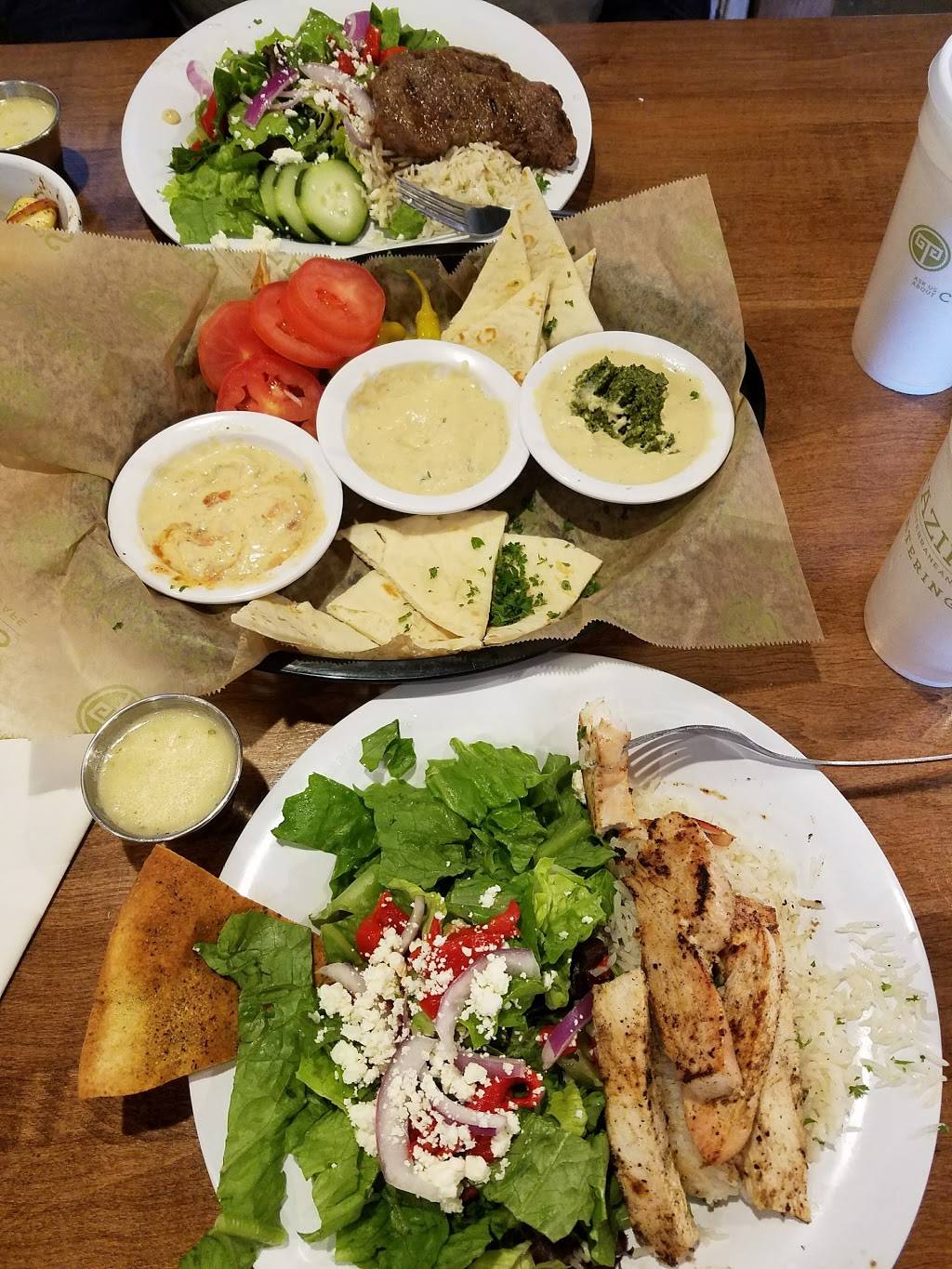 Tazikis Mediterranean Cafe | restaurant | 7850 Poplar Ave #26, Germantown, TN 38138, USA | 9016122713 OR +1 901-612-2713