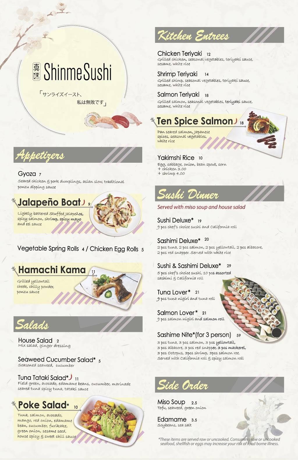 Shinme sushi | restaurant | 3020 S Gilbert Rd suite 5, Chandler, AZ 85286, USA | 4806878023 OR +1 480-687-8023