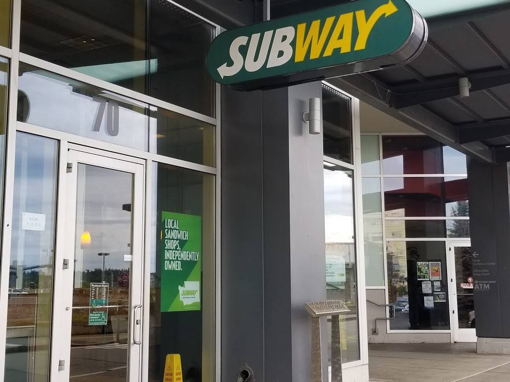 Subway | meal takeaway | 70 Washington Ave, Bremerton, WA 98337, USA | 3603779140 OR +1 360-377-9140