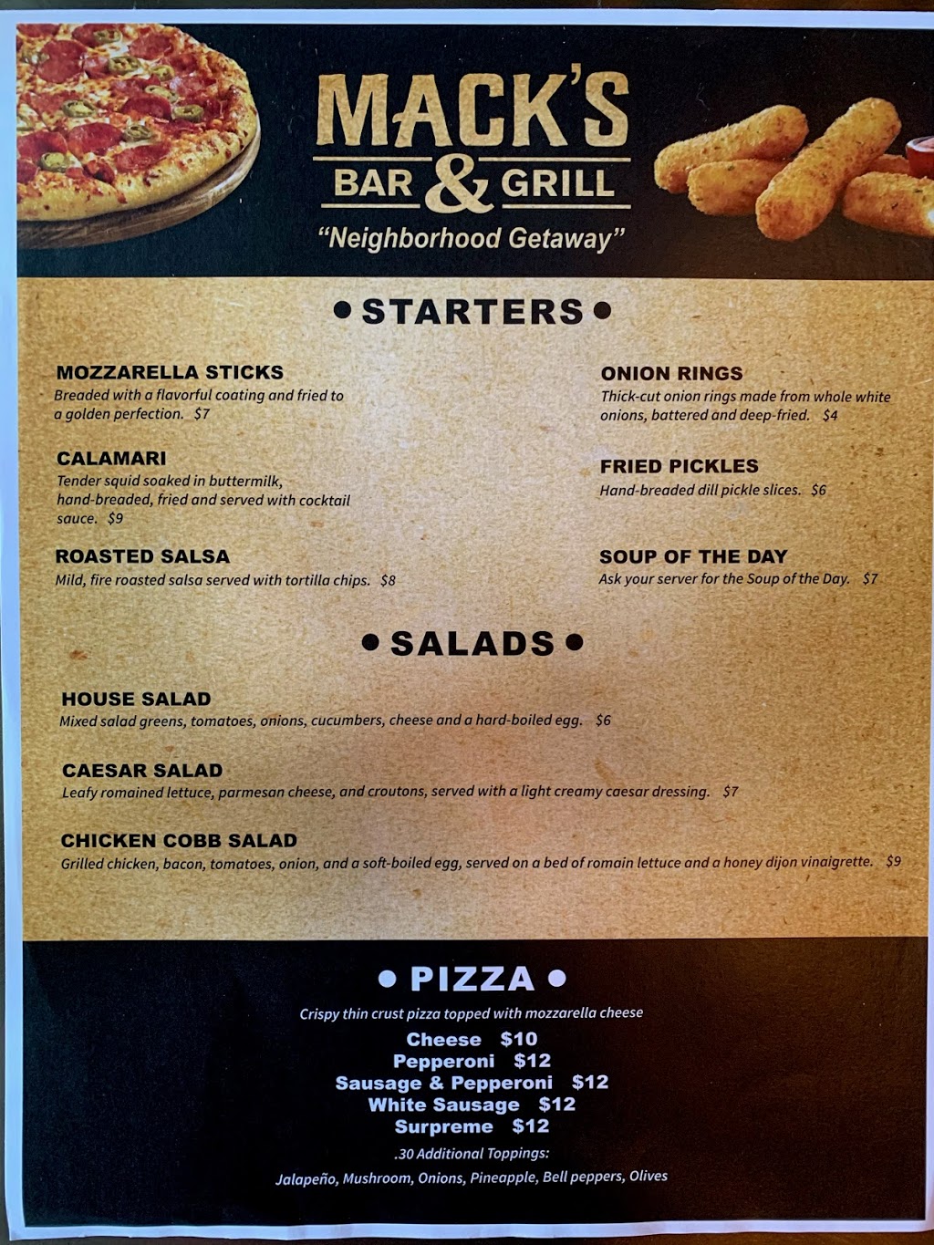 Macks Bar and Grill | restaurant | 5513 Pershing Ave, St. Louis, MO 63112, USA | 3143548436 OR +1 314-354-8436