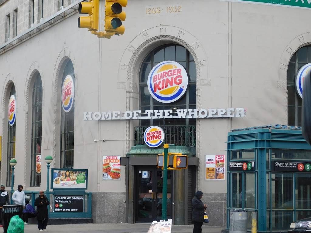 Burger King | restaurant | 2848 Church Ave, Brooklyn, NY 11226, USA | 8663942493 OR +1 866-394-2493