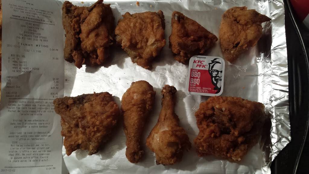 PFK | meal takeaway | 3309 Ch Ste-Foy, Québec, QC G1X 1S2, Canada | 4186561228 OR +1 418-656-1228