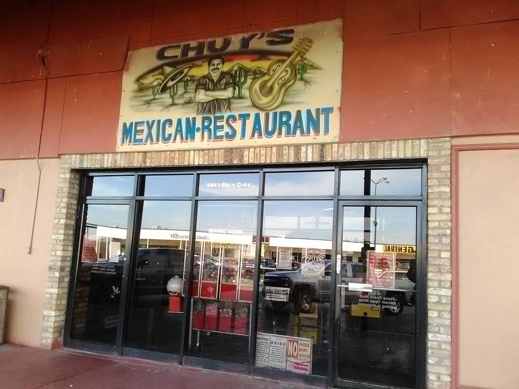 Chuys Mexican Restaurant | restaurant | 4441 River Oaks Blvd, Fort Worth, TX 76114, USA | 8176251107 OR +1 817-625-1107