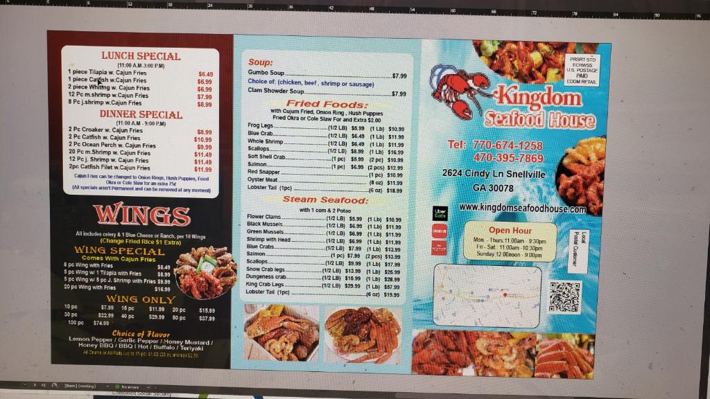 Kingdom Seafood House | restaurant | 2624 Cindy Ln SW, Snellville, GA 30078, USA | 7706741258 OR +1 770-674-1258