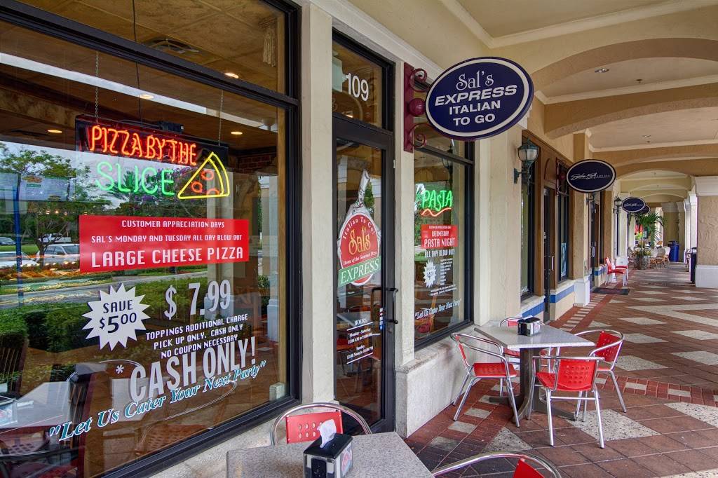 Sals Express Italian Restaurant & Pizza | restaurant | 4580 Donald Ross Rd #109, Palm Beach Gardens, FL 33410, USA | 5614937116 OR +1 561-493-7116