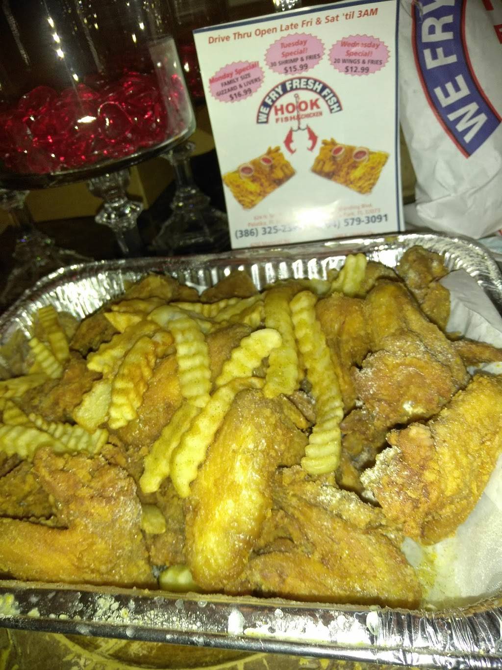 Hook Fish and Chicken | restaurant | 4322, 319 Blanding Blvd, Orange Park, FL 32073, USA | 9045793091 OR +1 904-579-3091