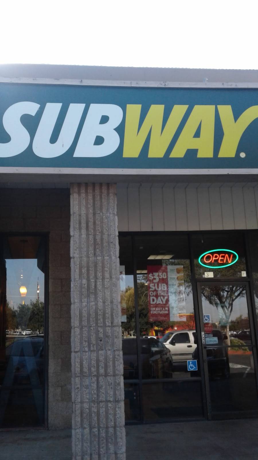 Subway | restaurant | 1630 E Hatch Rd Suite F, Modesto, CA 95351, USA | 2095378630 OR +1 209-537-8630