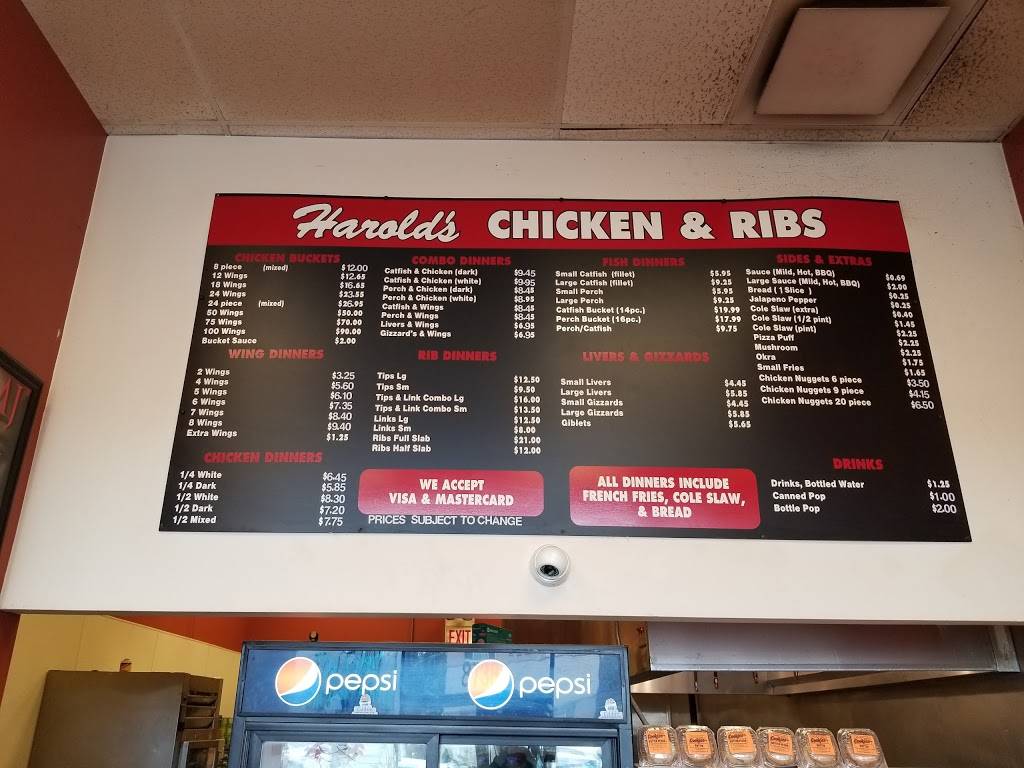 Harolds Chicken Shack | meal takeaway | 8738 S Kedzie Ave, Evergreen Park, IL 60805, USA | 7085813983 OR +1 708-581-3983