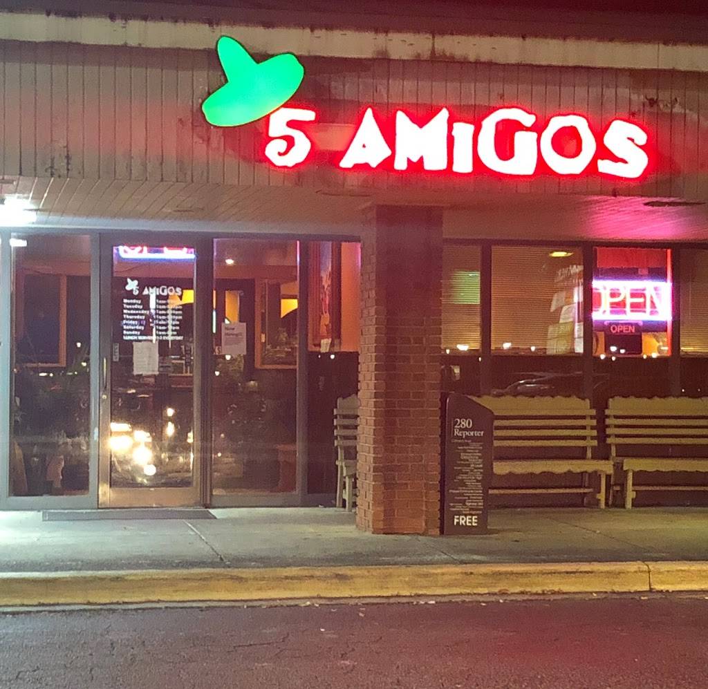 5 Amigos | restaurant | 4673 US-280 suite 4, Birmingham, AL 35242, USA | 2059808266 OR +1 205-980-8266