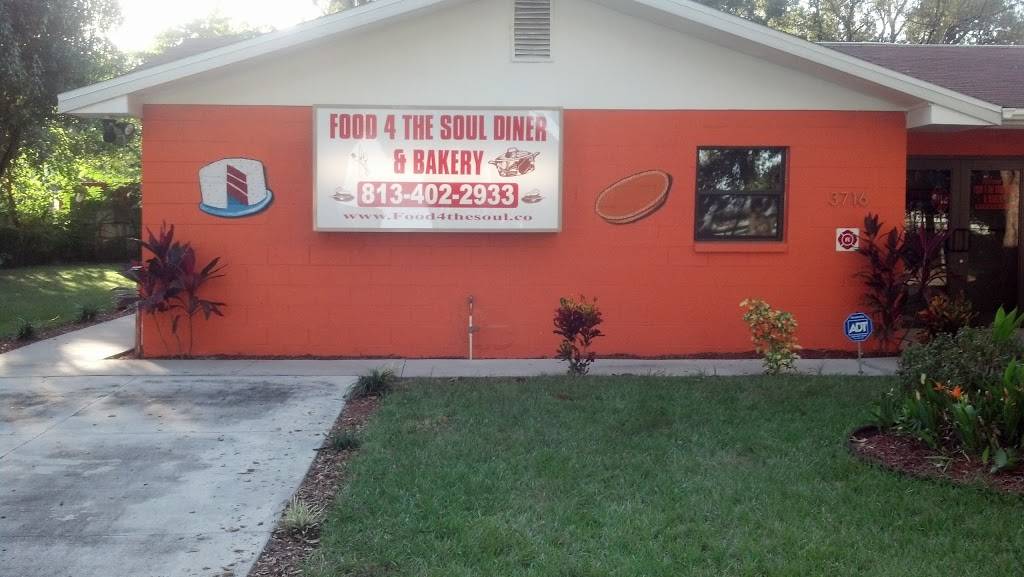 Food 4 The Soul Diner & Bakery | bakery | 3716 N 39th St, Tampa, FL 33610, USA | 8134022933 OR +1 813-402-2933