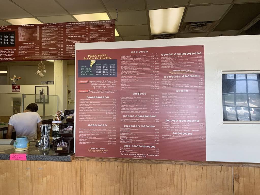 Bonos Pizza & Subs | restaurant | Hull Street Rd, Richmond, VA 23235, USA | 8047457744 OR +1 804-745-7744