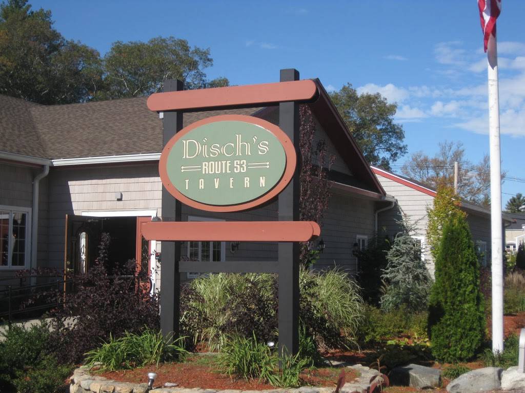 Dischs Route 53 Tavern | restaurant | 615 Washington St, Pembroke, MA 02359, USA | 7818262532 OR +1 781-826-2532