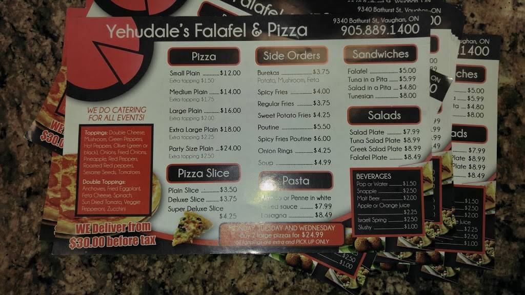 Kosher Pizza | restaurant | 7241 Bathurst St, Thornhill, ON L4J 3W1, Canada | 9055978688 OR +1 905-597-8688