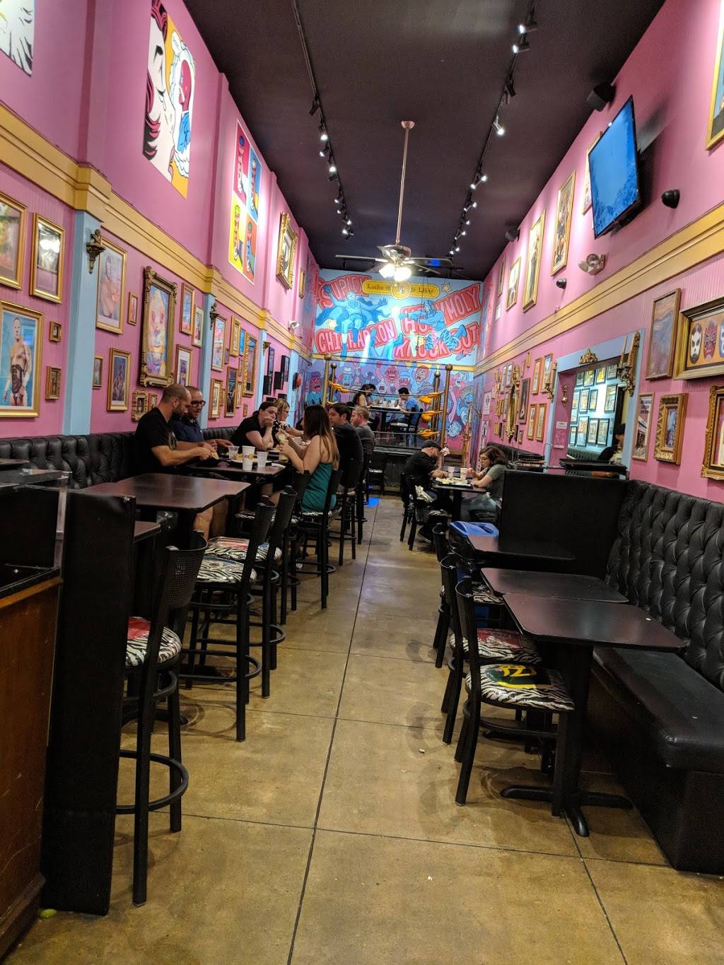 Lucha Libre Taco Shop | restaurant | 3016 University Ave, San Diego, CA 92104, USA | 6194871520 OR +1 619-487-1520
