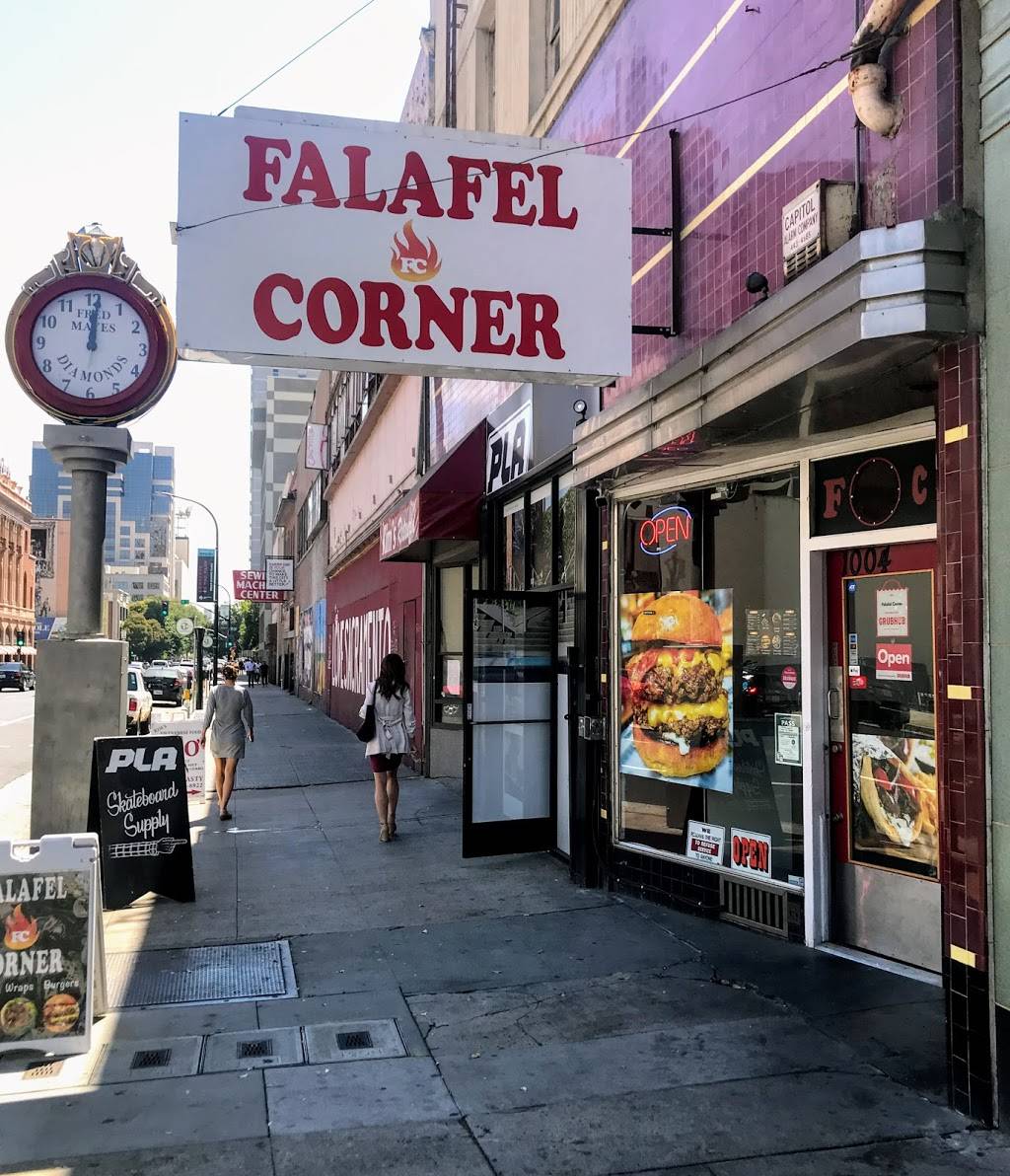 Falafel Corner | restaurant | 1004 J St, Sacramento, CA 95814, USA | 9169175556 OR +1 916-917-5556