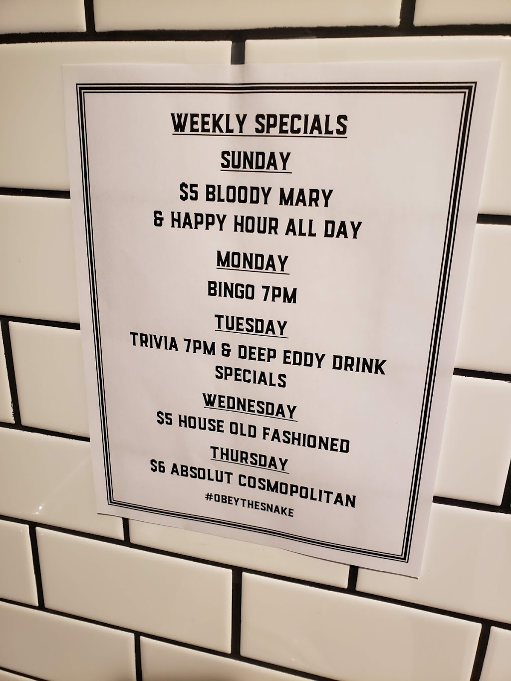 Drunken Cobra | restaurant | 6818 W North Ave, Wauwatosa, WI 53213, USA | 4148374997 OR +1 414-837-4997