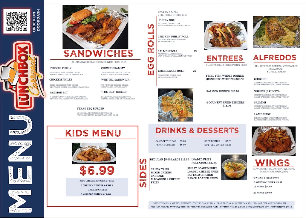 The LunchBox Carryout | restaurant | 2518 Clifton Ave, Cincinnati, OH 45219, USA | 5134292907 OR +1 513-429-2907