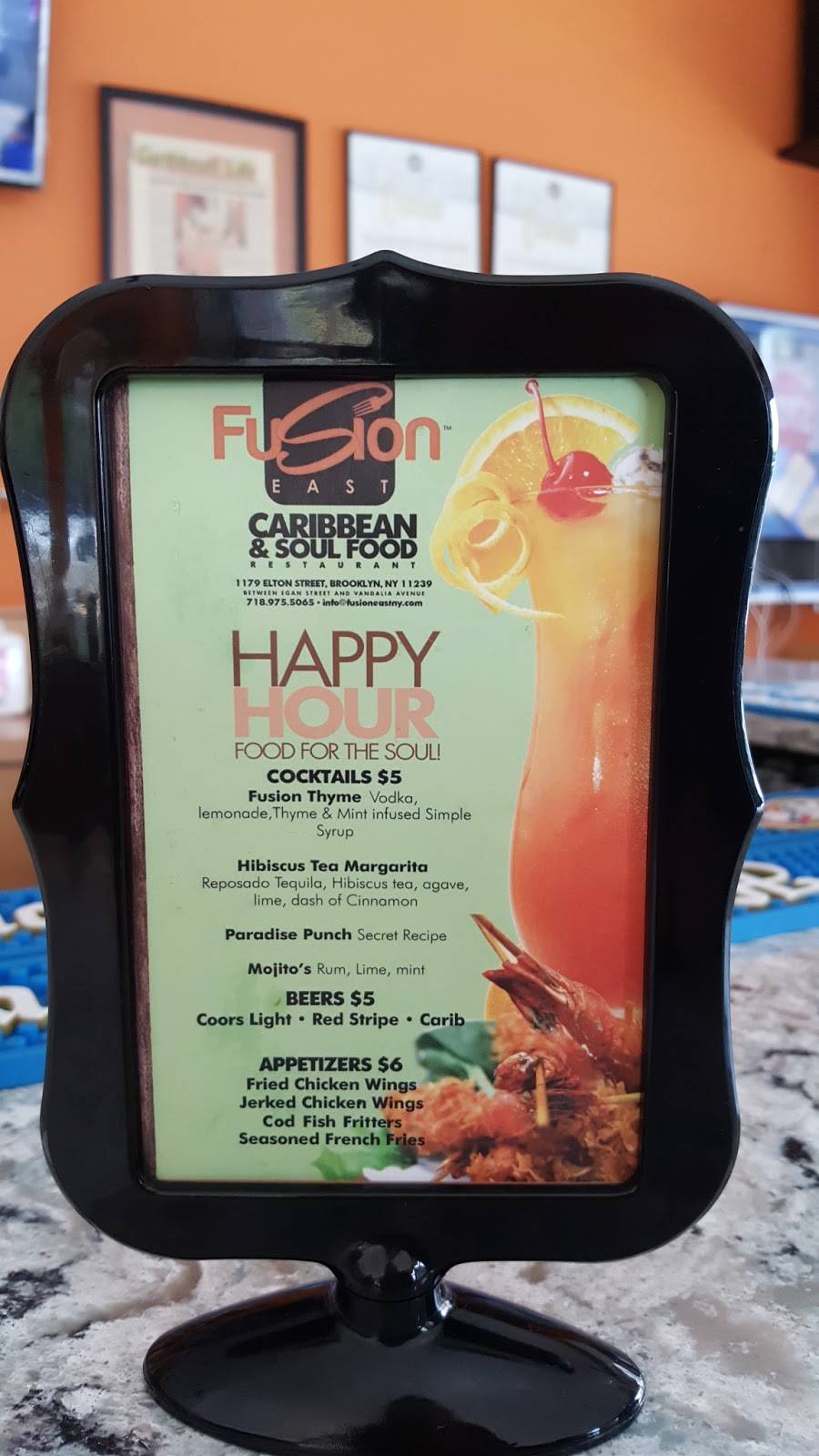 Fusion East | restaurant | 1179 Elton St, Brooklyn, NY 11239, USA | 7189755065 OR +1 718-975-5065