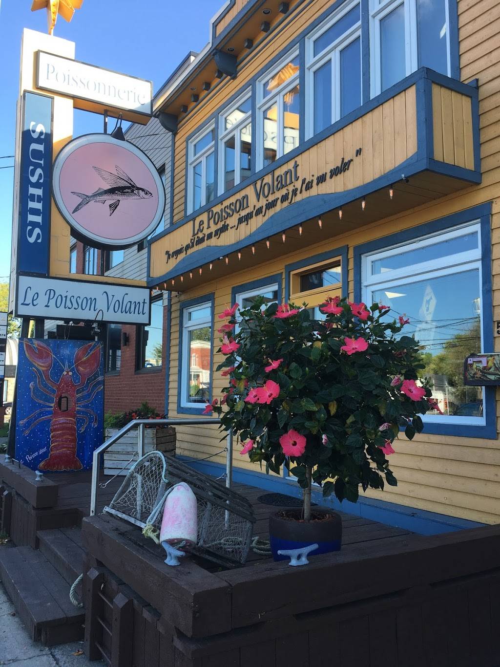 Le Poisson Volant | restaurant | 584 Chemin de Saint-Jean, La Prairie, QC J5R 2L1, Canada | 4504448821 OR +1 450-444-8821