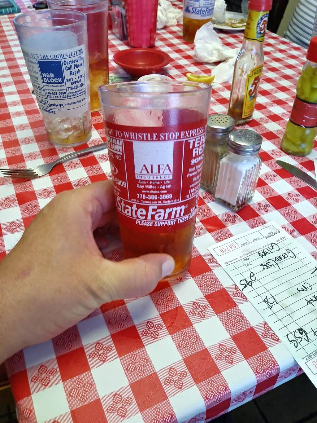 Whistle Stop Express | restaurant | 300 S Tennessee St, Cartersville, GA 30120, USA | 7703866462 OR +1 770-386-6462