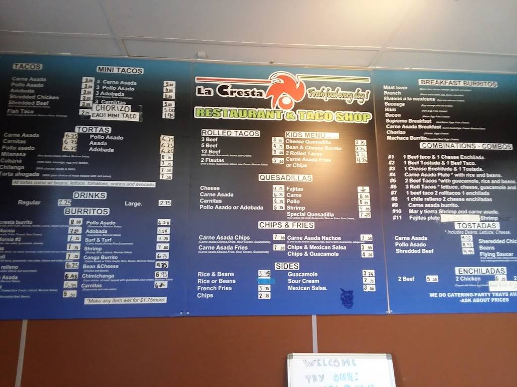 La Cresta Caffe | restaurant | Crest, CA 92021, 1331 La Cresta Blvd, El Cajon, CA 92021, USA | 6199383436 OR +1 619-938-3436