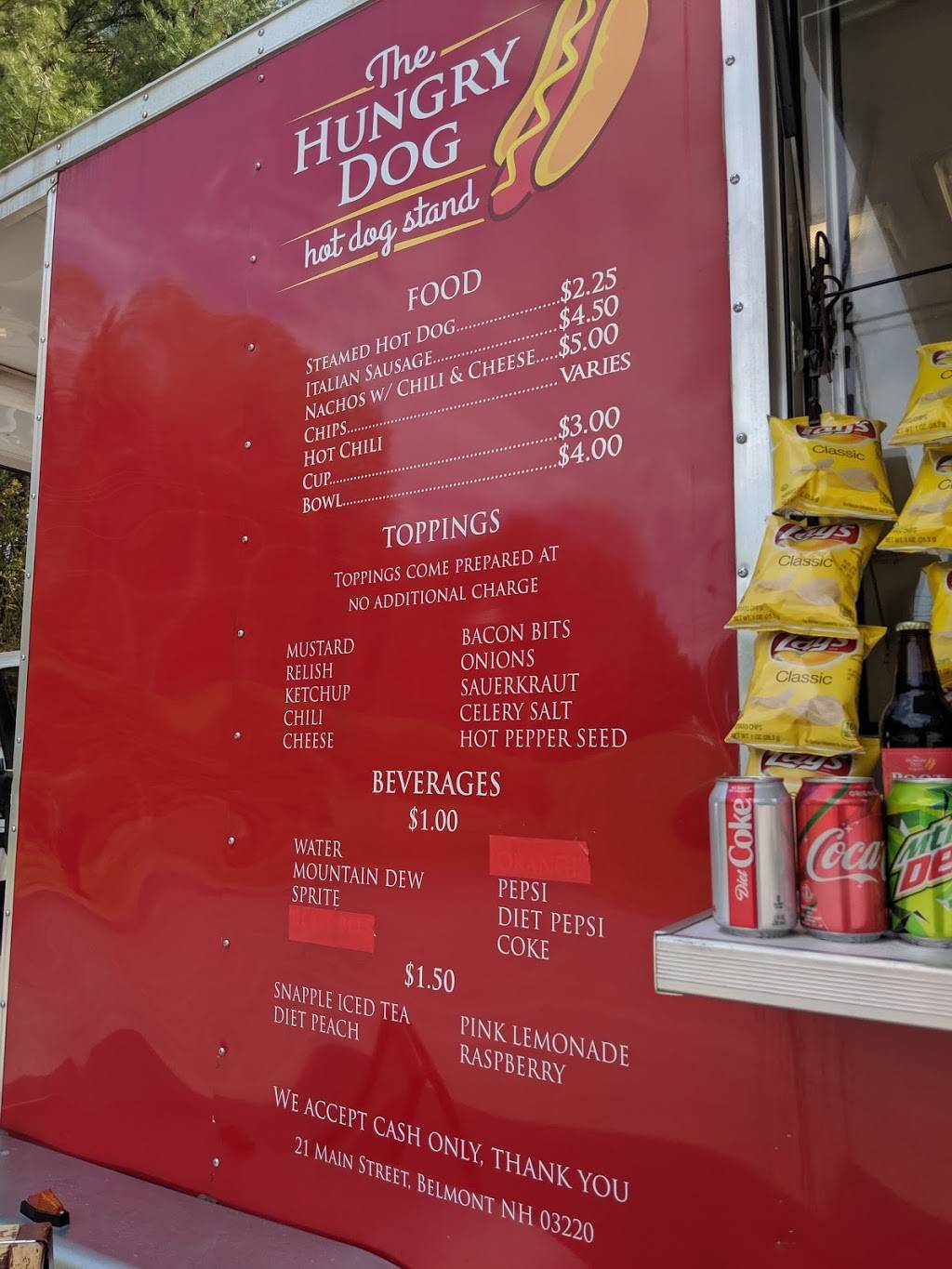 The Hungry Dog | restaurant | 21 Main St, Belmont, NH 03220, USA | 6036307153 OR +1 603-630-7153