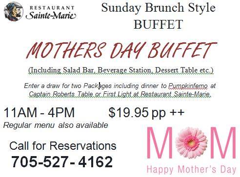 Restaurant Sainte Marie | restaurant | 16164 ON-12, Midland, ON L4R 4K8, Canada | 7055274162 OR +1 705-527-4162