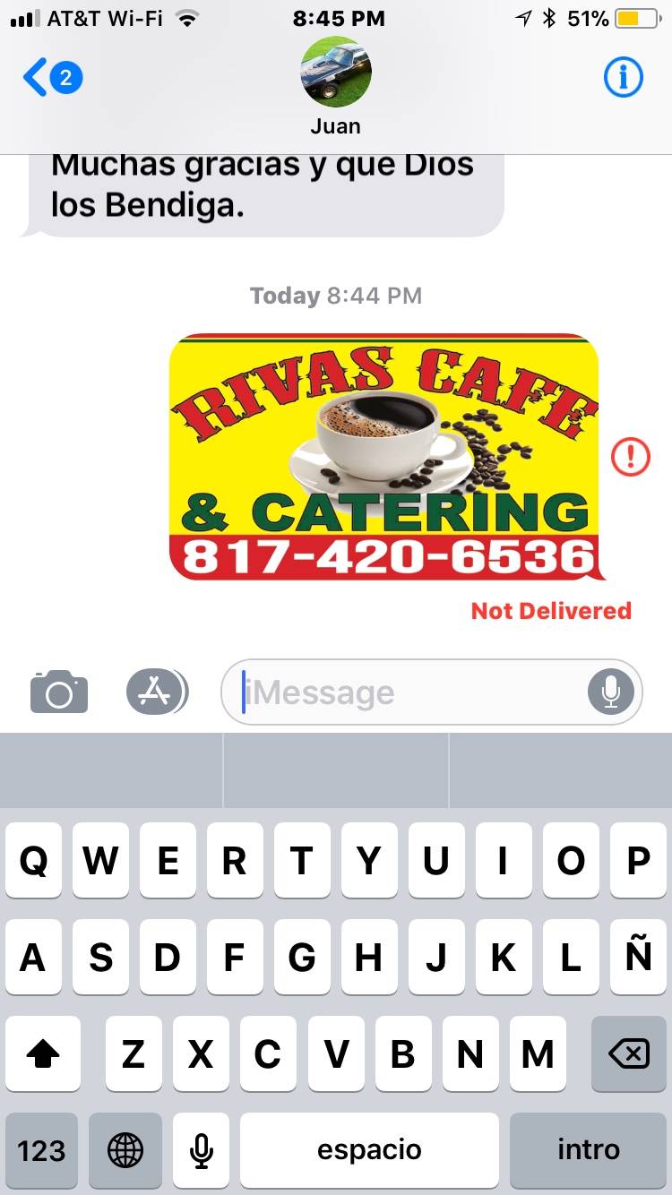 Rivas Cafe and Catering | restaurant | 5194, 2714 Azle Ave, Fort Worth, TX 76106, USA | 8174206536 OR +1 817-420-6536