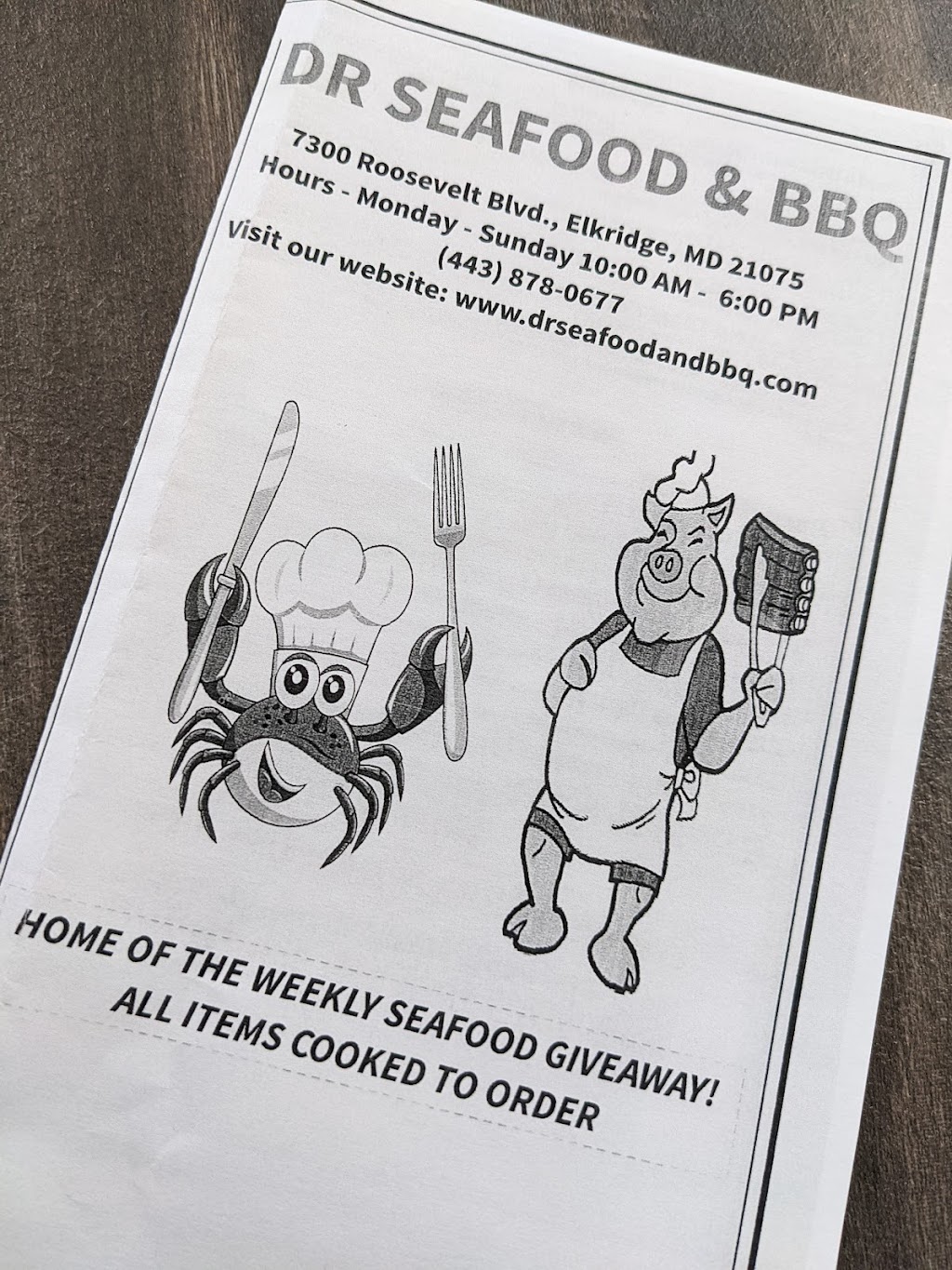 DR Seafood & BBQ (New additional location) | restaurant | 7300 Roosevelt Blvd, Elkridge, MD 21075, USA | 4438780677 OR +1 443-878-0677