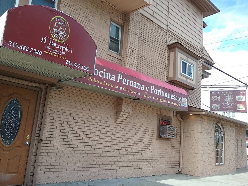 El Balconcito | restaurant | 658 E Godfrey Ave, Philadelphia, PA 19120, USA | 2153422340 OR +1 215-342-2340
