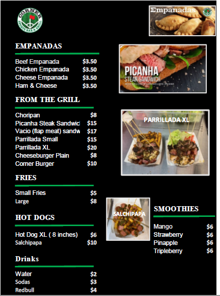 Corner Sports Bar & Grill Food Truck | restaurant | 1671 NE 175th St, North Miami Beach, FL 33162, USA | 7867575697 OR +1 786-757-5697