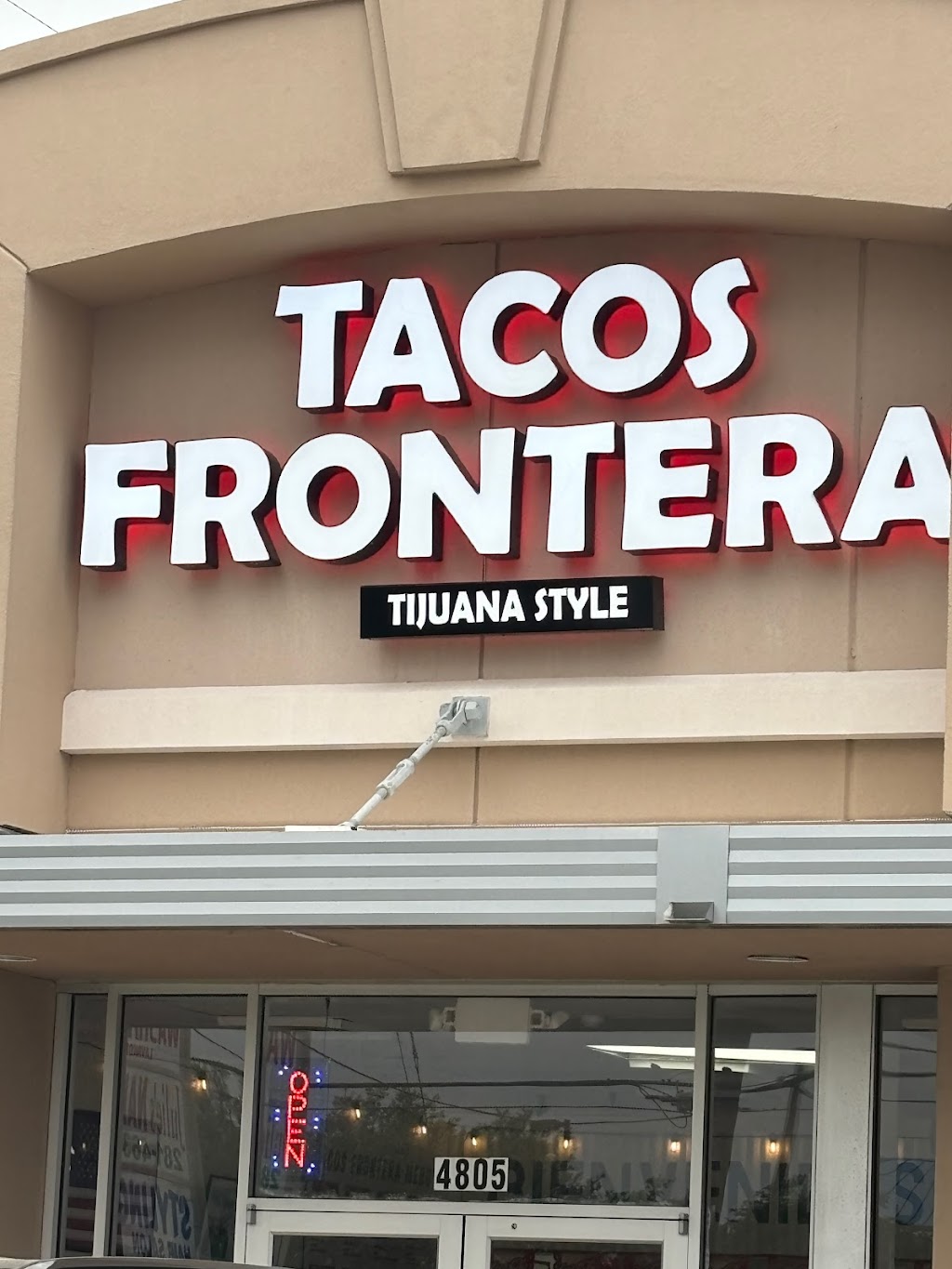 Tacos Frontera | restaurant | 4805 Hwy 6 N, Houston, TX 77084, USA | 2816568212 OR +1 281-656-8212