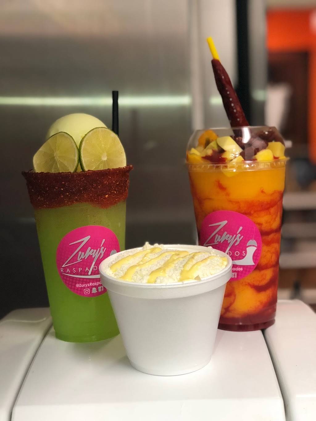 Zurys Raspados | meal takeaway | 14084 Amargosa Rd #260, Victorville, CA 92392, USA | 4423279111 OR +1 442-327-9111