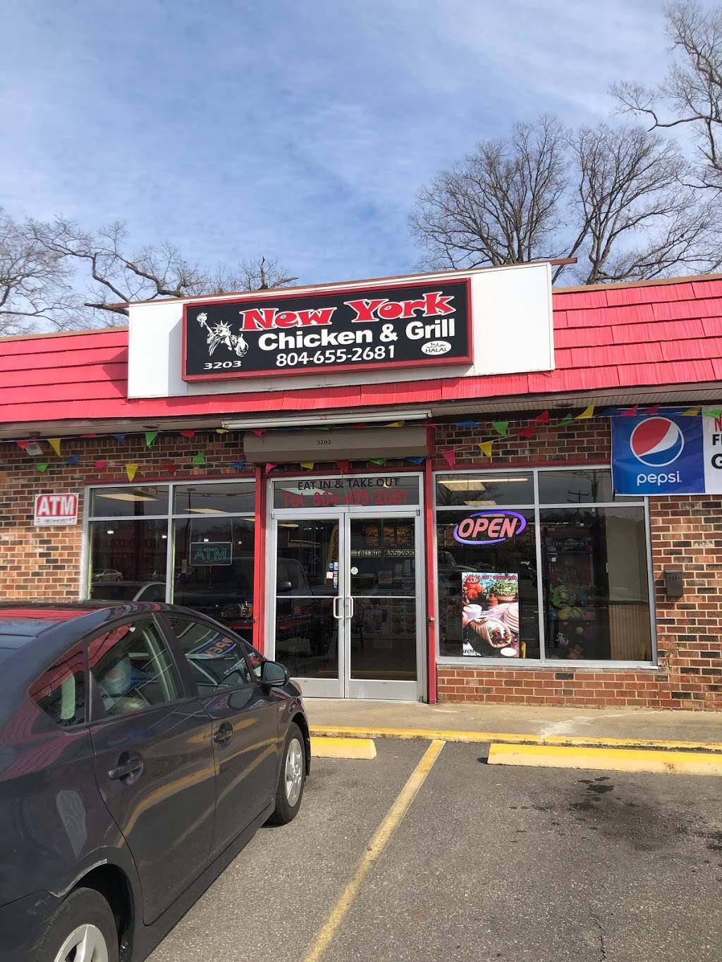 New York Chicken And Grill | restaurant | 3203 Jefferson Davis Hwy, Richmond, VA 23234, USA | 8046552681 OR +1 804-655-2681