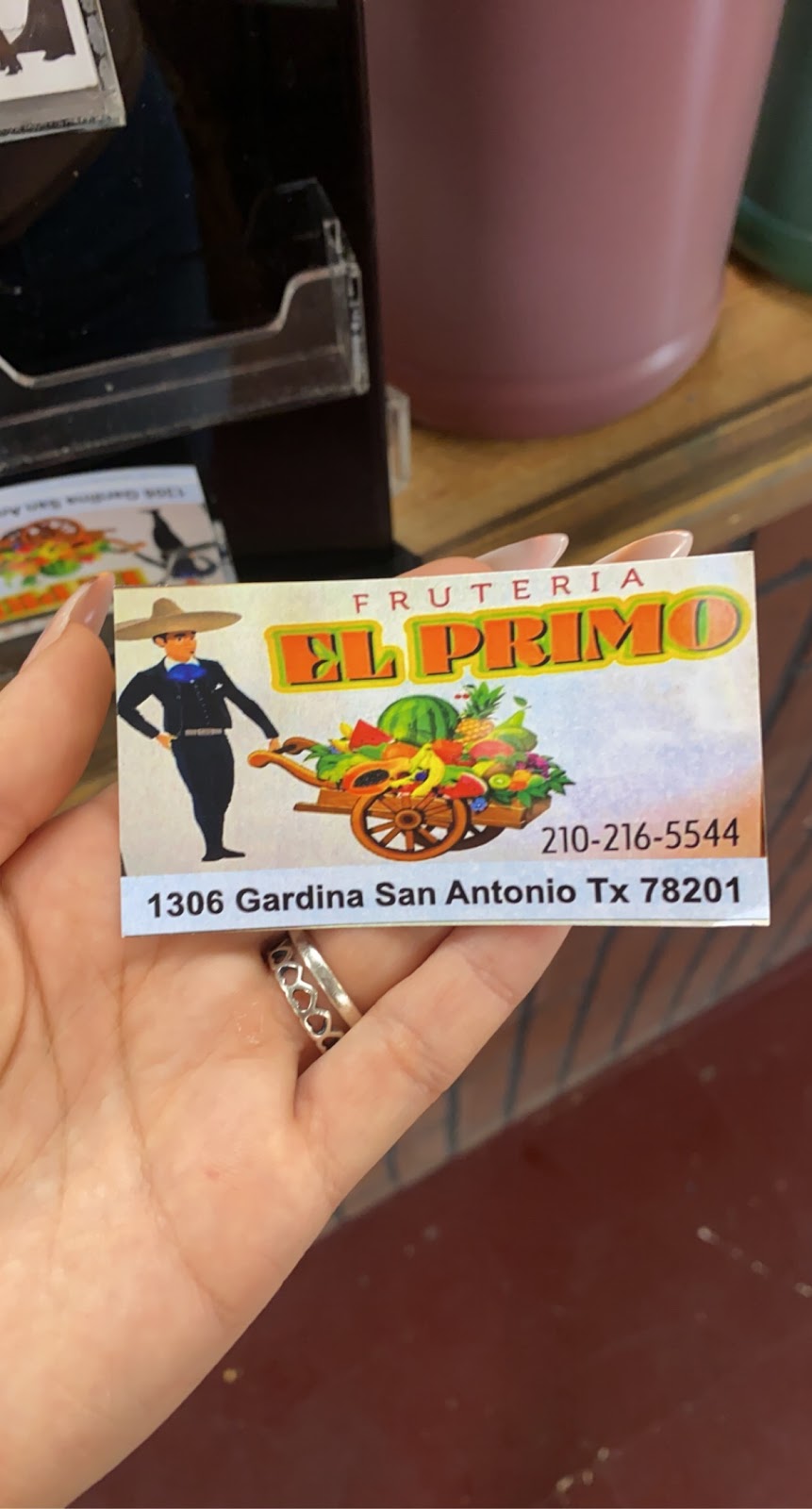 Fruteria El Primo | restaurant | 1306 Gardina, San Antonio, TX 78201, USA | 2102165544 OR +1 210-216-5544