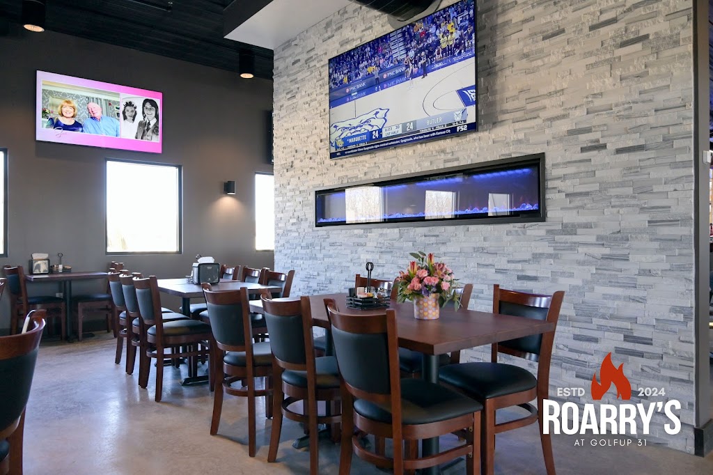 Roarrys at GolfUp 31 | restaurant | 3200 Timber Valley Dr Roarrys at GolfUp 31, Kokomo, IN 46902, USA | 7656266680 OR +1 765-626-6680