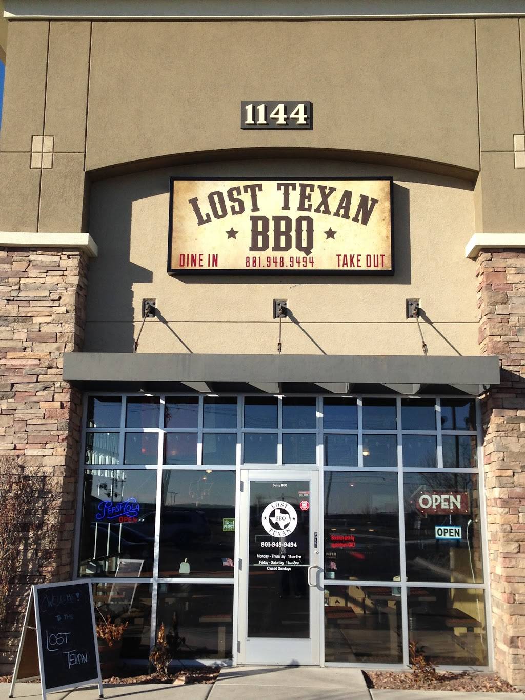 Lost Texan BBQ | restaurant | 1144 W 2700 N, Pleasant View, UT 84414, USA | 8019489494 OR +1 801-948-9494