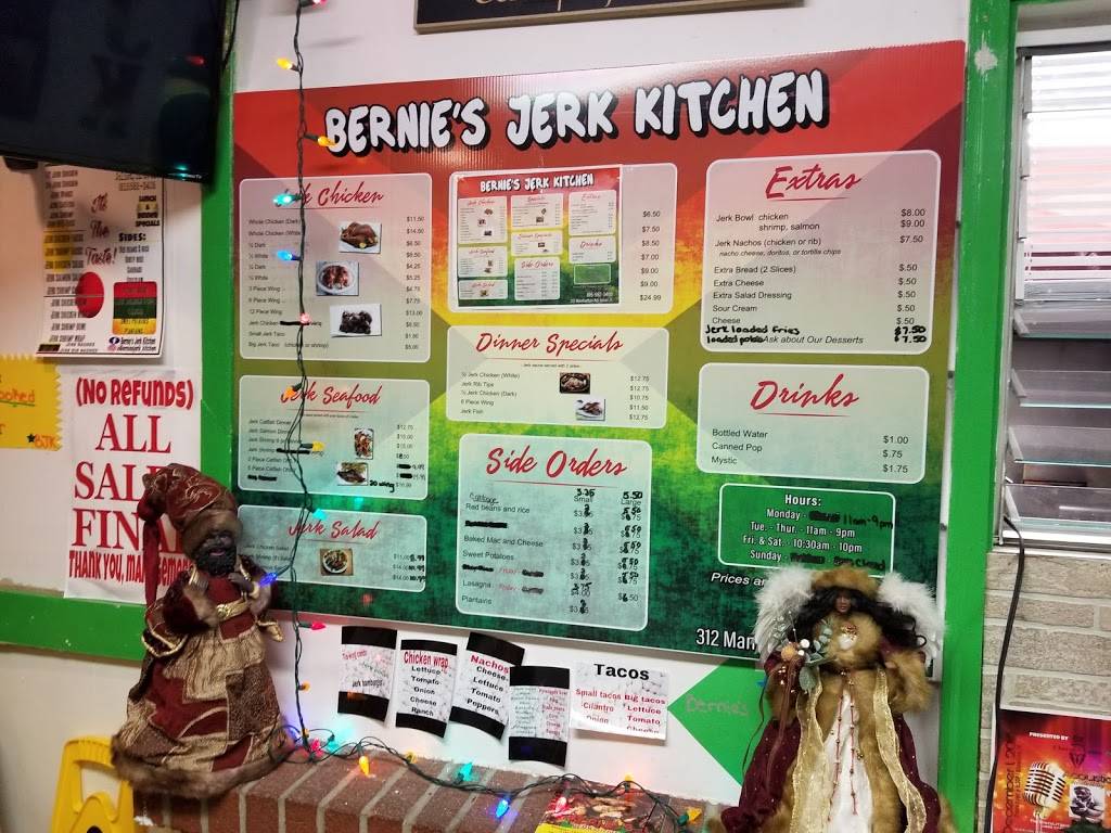 Bernies Jerk Kitchen "Jerk Is In Town" | restaurant | 312 Manhattan Rd, Joliet, IL 60433, USA | 8155823405 OR +1 815-582-3405