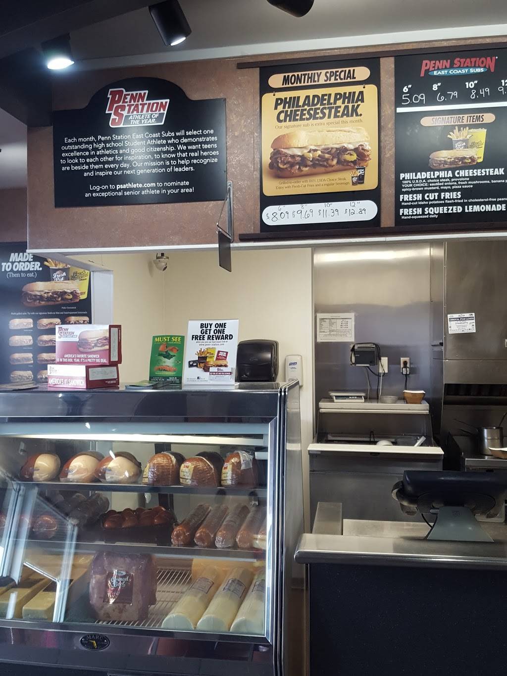 Penn Station East Coast Subs | meal takeaway | 2085 W U.S. 50, Fairview Heights, IL 62208, USA | 6186327366 OR +1 618-632-7366