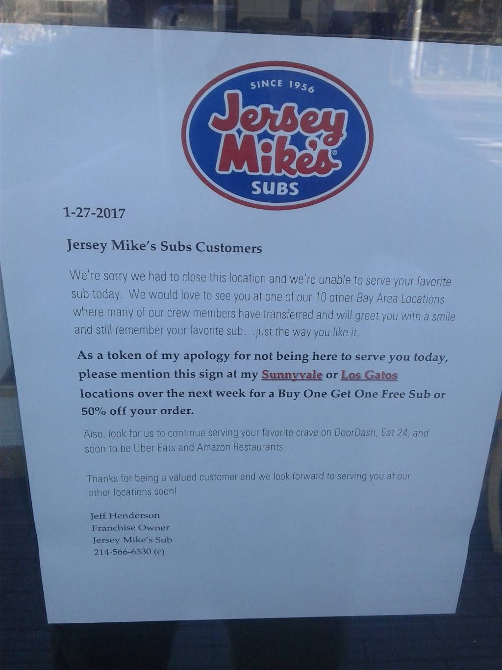 Jersey Mikes Subs | meal takeaway | 20080 Stevens Creek Blvd, Cupertino, CA 95014, USA | 4085646126 OR +1 408-564-6126