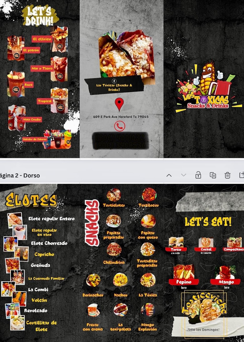 Las Tóxicas Snacks & Drinks | restaurant | 609 E Park Ave, Hereford, TX 79045, USA | 8063463365 OR +1 806-346-3365