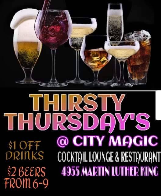 City Magic Cocktail Lounge & Restaurant | restaurant | 4955 Dr Martin Luther King Dr, St. Louis, MO 63113, USA | 3143764401 OR +1 314-376-4401
