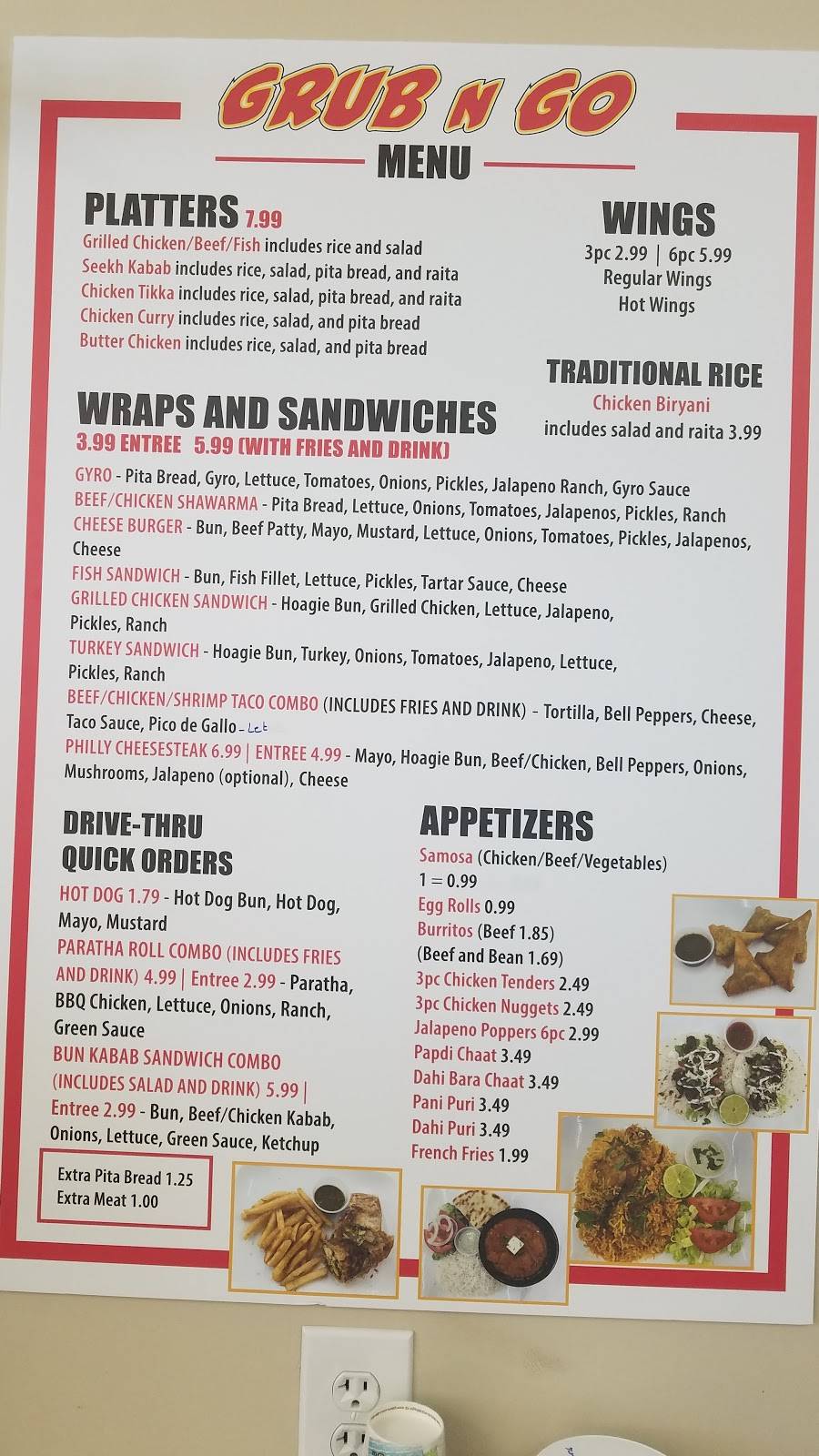 Grub N GO | restaurant | 721 SW Green Oaks Blvd Suite 131, Arlington, TX 76017, USA | 6823208039 OR +1 682-320-8039