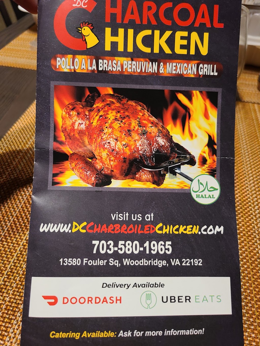 Charcoal Chicken | restaurant | 13580 Foulger Square, Woodbridge, VA 22192, USA | 7035801965 OR +1 703-580-1965